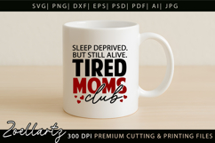 Mom Life SVG for Cricut Mama Mothers Day T-shirt Mug Design Product Image 5