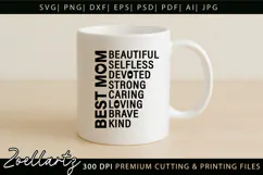 Mothers Day SVG for Cricut Mama Mummy Mom T-shirt Mug Design Product Image 5
