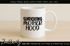 Motherhood Mom SVG for Cricut Mothers Day T-shirt Mug Design Product Image 5