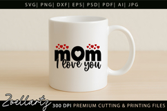 Mothers Day SVG for Cricut Mummy Mama Mom T-shirt Mug Design Product Image 3