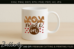 Cat Mom SVG for Cricut Mothers Day T-shirt Mug Pillow Design Product Image 4