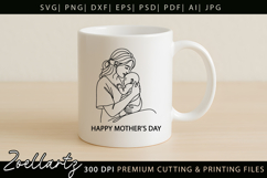 Mothers Day SVG for Cricut Mom Mama T-shirt Mug Card Design Product Image 6