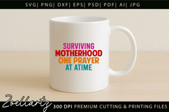 Motherhood Mom SVG for Cricut Mothers Day T-shirt Mug Design Product Image 4
