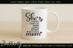 Mothers Day SVG for Cricut Mama Mummy Mom T-shirt Mug Design Product Image 3