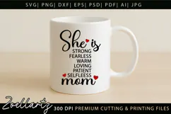 Mothers Day SVG for Cricut Mama Mummy Mom T-shirt Mug Design Product Image 3