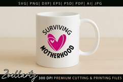 Funny Mom Life SVG for Cricut Mothers Day T-shirt Mug Design Product Image 3
