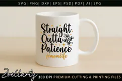 Mothers Day SVG for Cricut Mama Mummy Mom T-shirt Mug Design Product Image 2