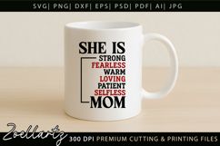 Mothers Day SVG for Cricut Mama Mummy Mom T-shirt Mug Design Product Image 3
