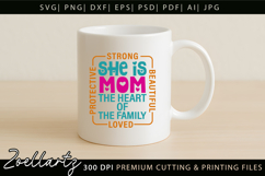 Mothers Day SVG for Cricut Mommy Mom Mama T-shirt Mug Design Product Image 4