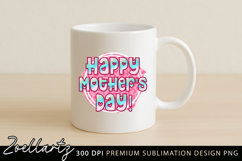 Mothers Day Sublimation PNG Mom Mama T-shirt Mug Card Design Product Image 6