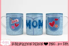 Mom mug wrap PNG| Mother's day sublimation design Product Image 2