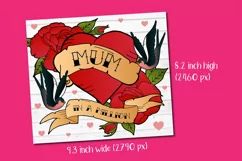 mothers day mum in a million tumbler sublimation wrap