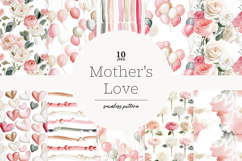 GlamArtZhanna, Mothers Day paper, Mothers Day pattern, Floral digital paper, Floral pattern, Floral background, Roses digital paper, Roses pattern, Roses background, Pink flower paper, Pink flower pattern, pink Floral paper, pink Floral pattern, pink back
