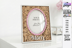 Mother's Day Photo Frame Laser Cut | Floral Picture Frames Product Image 1