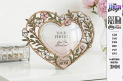 Mother's Day Photo Frames Laser Cut | Floral Picture Frames Product Image 2