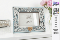 Mother's Day Photo Frame Laser Cut | Floral Picture Frames Product Image 1