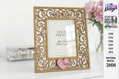 Mother's Day Photo Frame Laser Cut | Floral Picture Frames Product Image 1