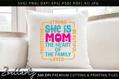 Mothers Day SVG for Cricut Mommy Mom Mama T-shirt Mug Design Product Image 5