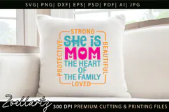 Mothers Day SVG for Cricut Mommy Mom Mama T-shirt Mug Design Product Image 5