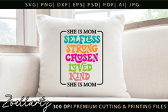 Mothers Day SVG for Cricut Mommy Mom Mama T-shirt Mug Design Product Image 4