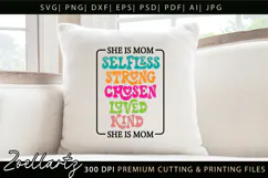 Mothers Day SVG for Cricut Mommy Mom Mama T-shirt Mug Design Product Image 4