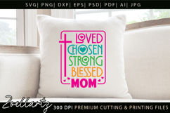 Mothers Day SVG for Cricut Mommy Mom Mama T-shirt Mug Design Product Image 2