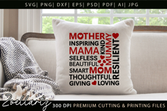 Mothers Day Subway Art SVG Mummy Mama Mom T-shirt Mug Design Product Image 5