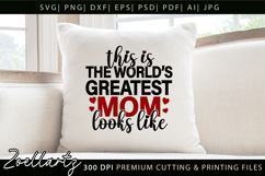 MOTHERS DAY SVG Cut Files MAMA MUMMY MOM T-shirt Mug Design Product Image 4