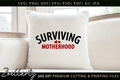 Motherhood Mom SVG for Cricut Mothers Day T-shirt Mug Design Product Image 3