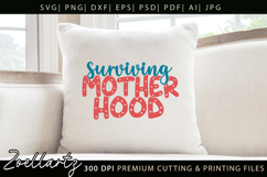 Motherhood Mom SVG for Cricut Mothers Day T-shirt Mug Design Product Image 2