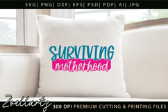 Motherhood Mom SVG for Cricut Mothers Day T-shirt Mug Design Product Image 2