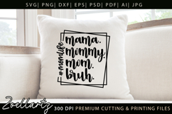 Mothers Day SVG for Cricut Mommy Mom Mama T-shirt Mug Design Product Image 5