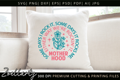 Motherhood Mom SVG for Cricut Mothers Day T-shirt Mug Design Product Image 7