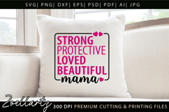 Mothers Day SVG for Cricut Mommy Mom Mama T-shirt Mug Design Product Image 1
