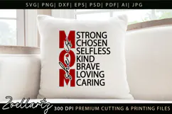 She Is Mom SVG for Cricut Mothers Day T-shirt Mug Design Product Image 2