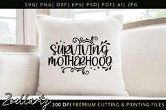 Motherhood Mom SVG for Cricut Mothers Day T-shirt Mug Design Product Image 2