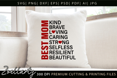Mothers Day SVG for Cricut Mama Mummy Mom T-shirt Mug Design Product Image 2