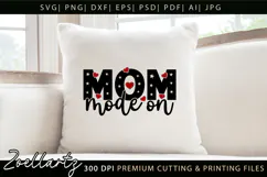 Funny Mom Life SVG for Cricut Mothers Day T-shirt Mug Design Product Image 2