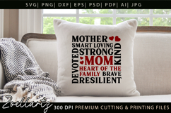 Mothers Day Subway Art SVG Mummy Mama Mom T-shirt Mug Design Product Image 9