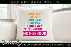 Motherhood Mom SVG for Cricut Mothers Day T-shirt Mug Design Product Image 3