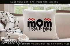 Mothers Day SVG for Cricut Mummy Mama Mom T-shirt Mug Design Product Image 4