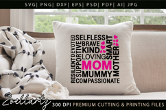 Mothers Day Subway Art SVG Mummy Mama Mom T-shirt Mug Design Product Image 6