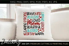 Mothers Day Subway Art SVG Mummy Mama Mom T-shirt Mug Design Product Image 2