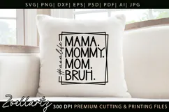 Funny Mom Life SVG for Cricut Mothers Day T-shirt Mug Design Product Image 4