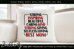 Mothers Day Subway Art SVG Mummy Mama Mom T-shirt Mug Design Product Image 2