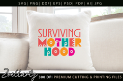 Motherhood Mom SVG for Cricut Mothers Day T-shirt Mug Design Product Image 2