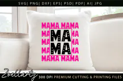 Mothers Day SVG for Cricut Mummy Mama Mom T-shirt Mug Design Product Image 1
