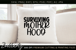 Motherhood Mom SVG for Cricut Mothers Day T-shirt Mug Design Product Image 3