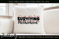 Motherhood Mom SVG for Cricut Mothers Day T-shirt Mug Design Product Image 3