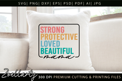 Mothers Day SVG for Cricut Mommy Mom Mama T-shirt Mug Design Product Image 3